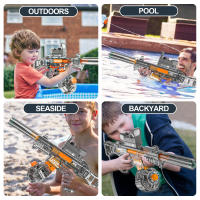 Pistola de agua eléctrica Ump45, potente pistola rociadora de agua de alta presión con tapa de fuego, juguetes al aire libre para niños, regalos de cumpleaños y Navidad - details 4