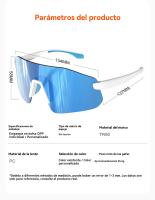 Gafas de sol ciclismo hombre movimiento bicicleta montaña senderismo pesca mujer aire libre Ultravioleta Protección solar Equipos de protección - details 1