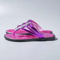 Chanclas de verano Eva con suela gruesa y forro de cuero para un estilo cómodo, manteniendo la moda al día. - details 1