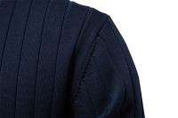 Chaqueta de punto de tendencia de suéter de manga larga con cuello en V para hombre de otoño e invierno - details 12