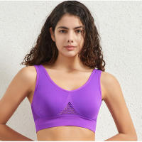 Sujetador deportivo de color sólido para mujer, top de fitness, gimnasio, yoga, entrenamiento atlético, suave, acolchado - details 14