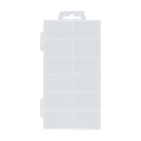 Organizador de puntas de uñas vacío, estuche de almacenamiento de uñas translúcido duradero para entusiastas de la manicura - details 0