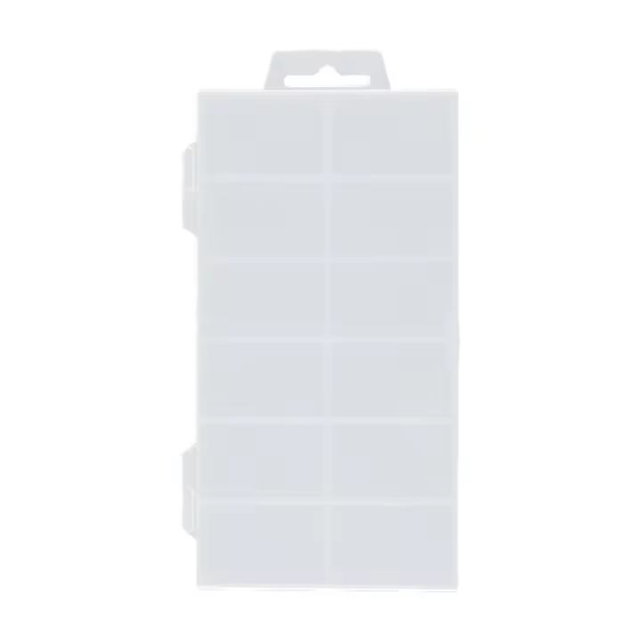 Organizador de puntas de uñas vacío, estuche de almacenamiento de uñas translúcido duradero para entusiastas de la manicura - 1