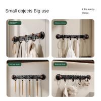 Gancho trasero para puerta con soporte de carga fuerte, ventosa creativa para ahorrar espacio, gancho para baño, montaje en pared sin perforación - details 11