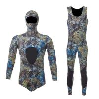 Traje de neopreno de fisión de manga larga para hombre, traje de neopreno sumergible para buceo, Tops y pantalones que mantienen el calor, protección solar de 2 piezas, 3mm - details 30