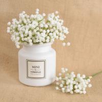 Flores de Almohadilla Blancas Gypsophila Artificial para Bodques DIY Decoración de Mesa de Boda y Hogar - details 4