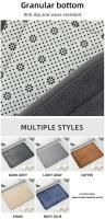Rpet antideslizante para baño, rpet absorbente suave para puerta de terciopelo, decoración del hogar - details 2