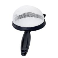Tamiz de harina de nailon, colador de mallas PP negro, accesorios de cocina de mano, colador de malla fina - details 5