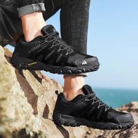 Zapatos de Senderismo para Hombres HikeUp Zapatillas Tácticas de Cuero de Ante - details 26