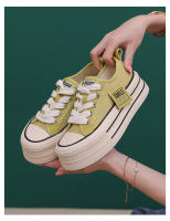Zapatos de cuero con plataforma aumentada para mujer, zapatillas informales de estilo Joker, color blanco, novedad de 2024 - details 21