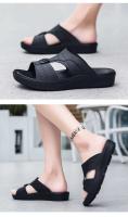 Nueva llegada, zapatillas informales de moda de talla grande Exportplus, chanclas de suela gruesa para prendas de vestir estampadas, fabricante, triangulación de envíos - details 7