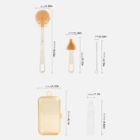 Kit de cepillo para biberones con mango largo, cepillo limpiador de biberones multiusos con rotación de 360 grados, con caja, limpiador de botellas de agua - details 0