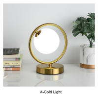 Tomaxin Lámpara de mesa con sensor táctil, lámpara de estudio compacta con protección ocular y bola de cristal enchufable dorada, lámpara de noche dimmable. - details 8