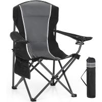 Silla Plegable para Acampar Negro Deportes y Exteriores Sillas Portátiles - details 0