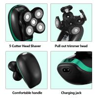 Afeitadora Eléctrica Recargable 5 en 1 para Hombres con Barba Máquina de Afeitar Resistente al Agua con Carga Rápida Uso Seco y Húmedo - details 11