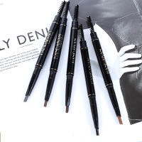 Lápiz de cejas de doble cabeza, alto pigmento, no se decolora, resistente al agua, duradero, lápiz de cejas de cinco colores, cosméticos para ojos para mujeres - details 9