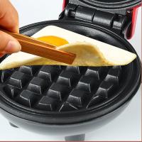 Minimáquina eléctrica para hacer gofres, aparato de cocina con calefacción de doble cara, molde para gofres para desayuno - details 5