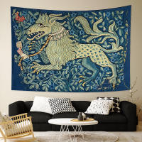 Tapiz Medieval de Señora y Unicornio Decoración Multifuncional para el Hogar Colcha, Manta, Estera - details 5
