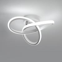 Goeco Plafón LED de Techo Aluminio Blanco 30W Eficiencia Energética Montaje Semi-flush - details 0