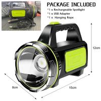 Linterna LED Potente Lámpara de Mano Portátil Recargable Modos de Iluminación para Senderismo y Camping Ahorro de Energía Deportes y Exteriores - details 13