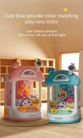 Mini grúa de juguete para niños, máquina de muñecas con dibujos animados de astronauta, juego de grúa con garra con música ligera, juguetes para niños, regalos - details 3