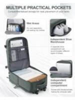 Mochipa Viaje Cabin 40x20x25 para Ryanair, Maletas de viaje avion cabin Bolsa de Cabina para EasyJet Equipo de Mano Cabina Avion Mochila de Senderismo - details 1