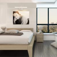 Lámpara LED de Espejo 24W 1170LM Lámpara de espejo Aplique Blanco Frio 5500K Luz natural para Espejo Muebles de Maquillaje Aparato Montado en la Pared, Negro, 80CM - details 27