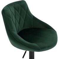 Taburete de Bar de Terciopelo Alto Regulable en Altura Diseño Giratorio para Peluquería - details 32