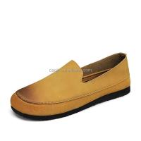 Nuevos zapatos informales de alta calidad para hombre, cuero a cuadros, antideslizantes, Mokasin barato 2023, India - details 0