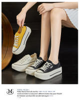 Aumento de altura interior 0,5 cm plantilla de piel de cerdo zapatos de lona nuevos zapatos de junta casual versátiles zapatos pequeños blancos - details 25