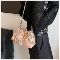 Lentejuelas bolso femenino 2025 nuevo, de moda cientos de cadena crossbody bolsa, mano fuera pequeño bolso de mano - details 7