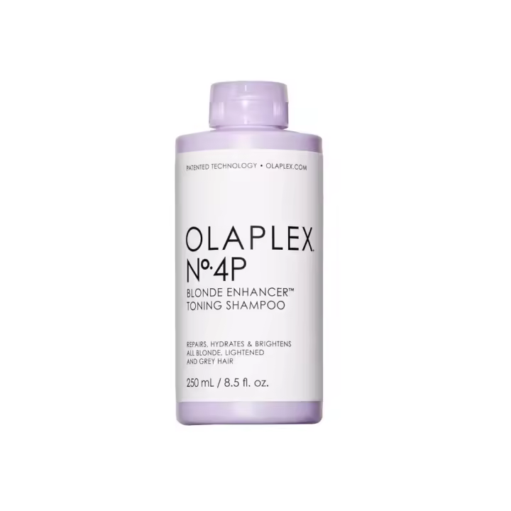 Olaplex No. Champú tonificante morado 4P Blonde Enhancer, repara, hidrata e ilumina todo el cabello rubio, aclarado y gris, 8.5 fl oz - 1