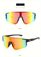 Gafas de Moda para Ciclismo Unisex a Prueba de Viento - Ligero, Ajuste Cómodo con Diseño Antideslizante, Gafas Deportivas Reflectantes Arcoíris para Hombres y Mujeres, Montura Duradera de PC y Lentes AC para Actividades al Aire Libre, Accesorios de - details 12