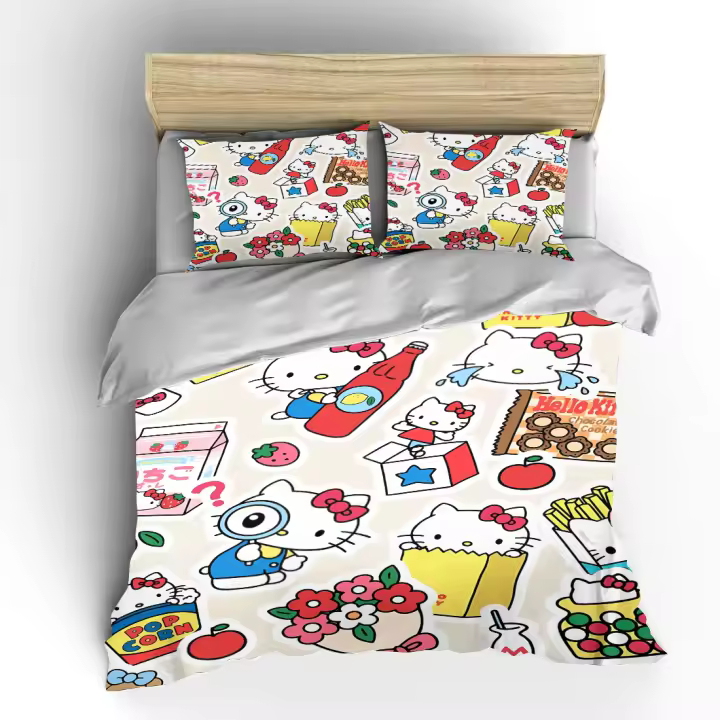 Conjuntos de Ropa de Cama Bonitos Funda de Cama, Almohada, Funda de Edredón 2-3 Piezas - 1