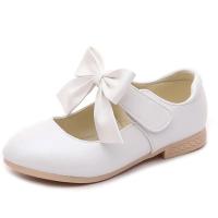 Zapatos de boda para niños Zapatos planos de cuero dorado, rosa y blanco con lazos para niñas, tallas 26-36 CSH791 - details 7