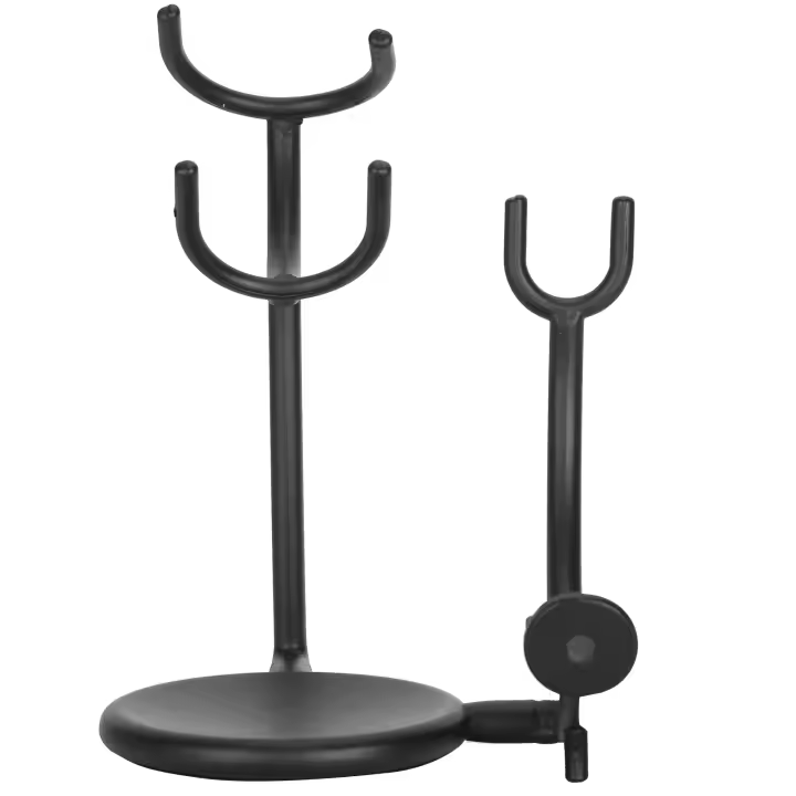 Soporte curvado para maquinilla de afeitar y brocha de afeitar, pantalla de cepillo seco, Compatible con hombres - 1
