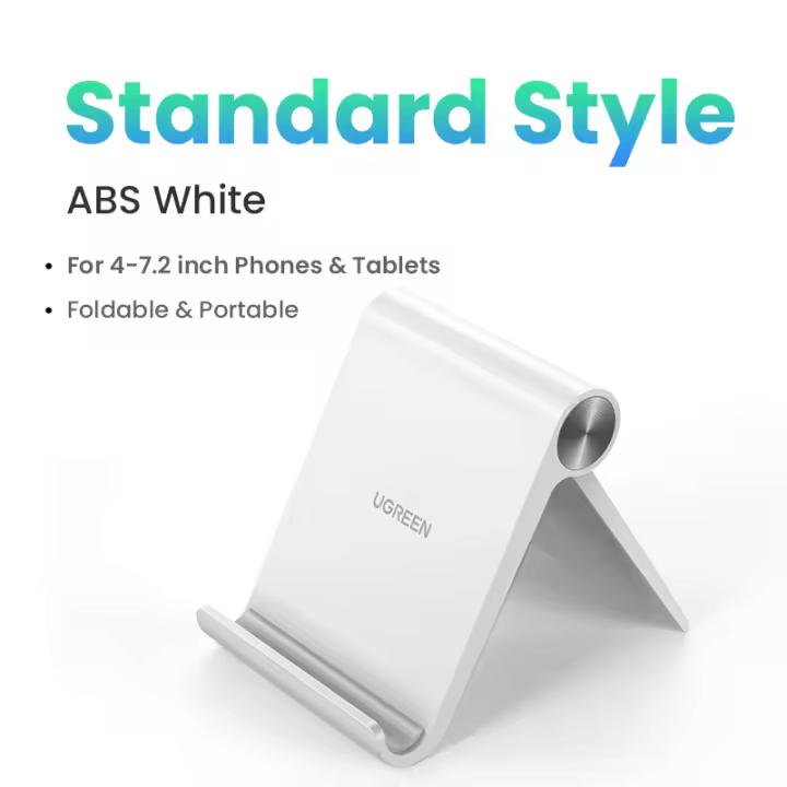 Soporte Móvil Plegable UGREEN Base de Enchufe Compatible con iPhone, Galaxy, Xiaomi - 1
