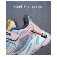 Zapatillas de deporte cálidas para niños, zapatos antideslizantes de cuero para niños, zapatos casuales para caminar, zapatos deportivos para correr, zapatos de algodón para niños, Invierno - details 7