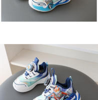 Deportes ligeros para niños, nuevos zapatos para correr de algodón térmico con hebilla giratoria, calzado informal para niños - details 7