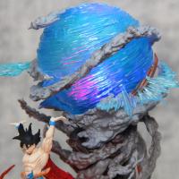 Figuras de acción de Pvc coleccionables, juguetes coleccionables de 25cm, Spirit Bomb, Sou Goku, estatua de Super Saiya, regalo - details 7