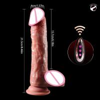 Leten Vibrador Realista Telescópico Dildo Vaginal para Mujeres Juguete Sexual Caliente con Penetración Anal - details 15