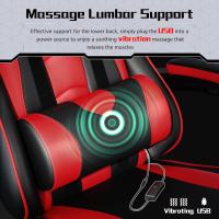 Silla de Oficina Silla Gaming con Reposapies Silla Ergonómica con Ruedas Silla Ordenador Ajustable Silla con Soporte Lumbar Capacidad MAX 136 KG Rojo - details 3