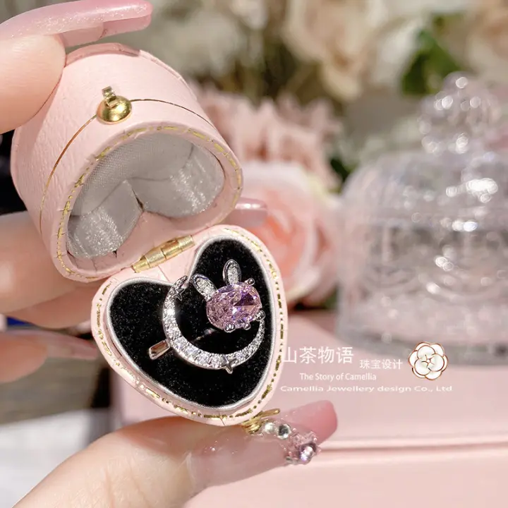 Anillo de Zorro Pequeño y Versátil Diseño de Personalidad en Zirconio Joyería de Mano a la Moda para Niñas - 1