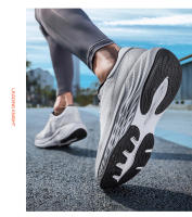 Zapatos de papá de gama alta, tendencia de moda, versátiles, rufián, guapos, zapatos para caminar al aire libre, malla transpirable, tejido con mosca, zapatos deportivos casuales - details 7