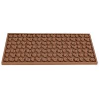 Tapete para barra, tapetes de 30x15x0,8 CM, tapete de silicona apto para alimentos, tapete antideslizante para servicio de barra, tapete para derrames, color marrón - details 0