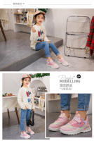 Zapatos deportivos para niñas, zapatillas de correr para niños, malla de aire transpirable rosa, corazón, zapatillas dulces, zapatos casuales con gancho y bucle para niños - details 9