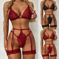 Conjunto de sujetador y ropa interior, íntimo, lencería sexy para mujer. - details 1