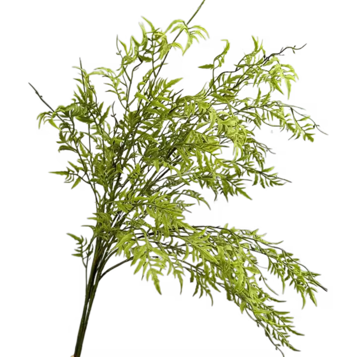 Rama de hoja persa Artificial grande, plantas de hojas de helecho falsas realistas y elegantes, plantas verdes simuladas de plástico, decoración para el hogar y la Oficina - 1