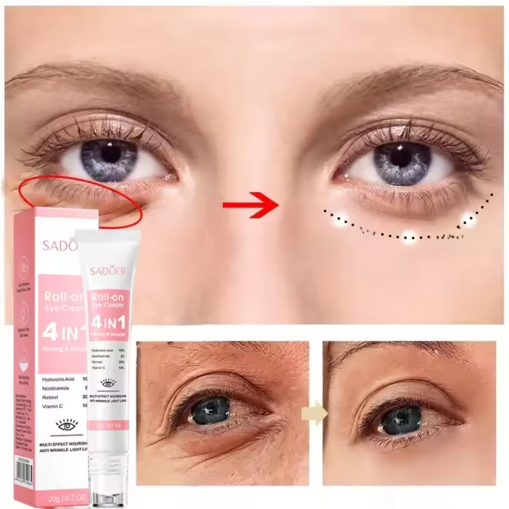 Crema para los Ojos Instantánea Adiós a las Ojeras, Rejuvenece la Piel, Ilumina el Mirada - 1