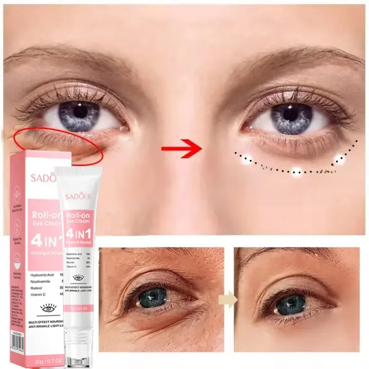 Crema para los Ojos Instantánea Adiós a los Ojos Hinchados, Rejuvenece tu Piel, Ilumina tu Mirada - 1